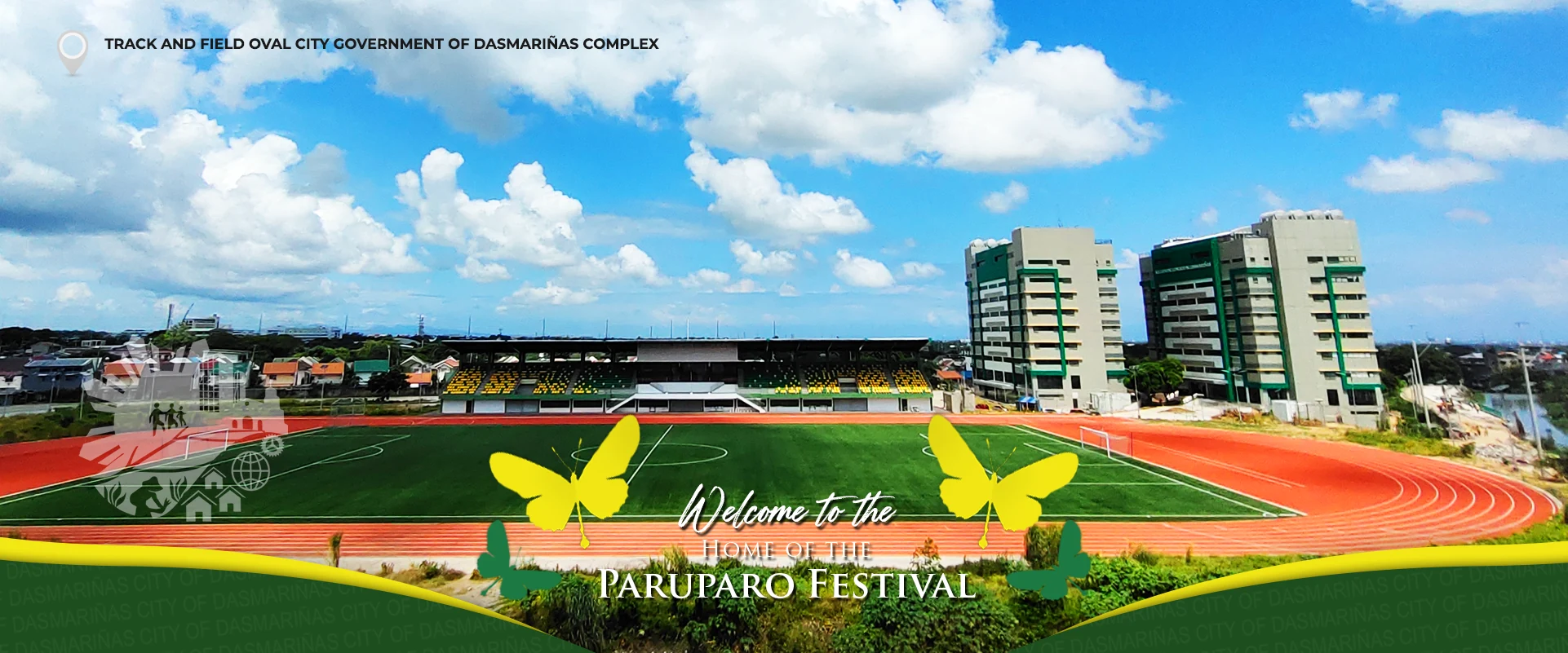 Track and field oval at the City Government of Dasmariñas complex